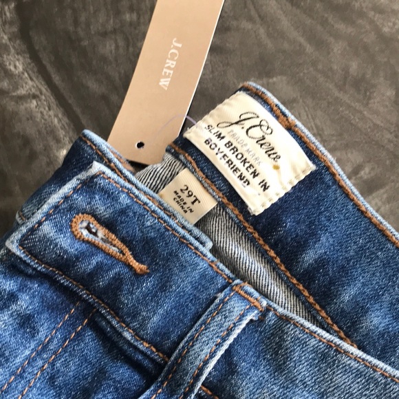 BNWT J CREW BOYFRIEND JEANS - Picture 3 of 6